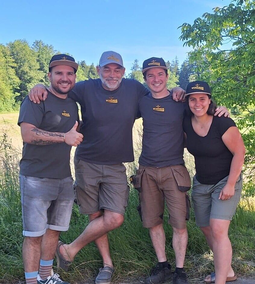 Das Workman-Team in der Natur